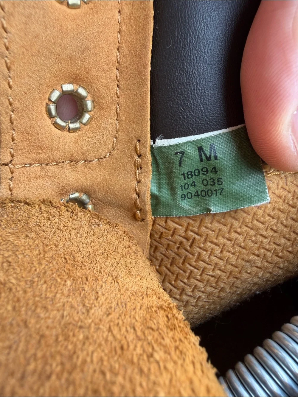 Timberland 6 Inch Premium Waterproof Boots Mens Size 7 Wheat Nubuck 18094 EUC